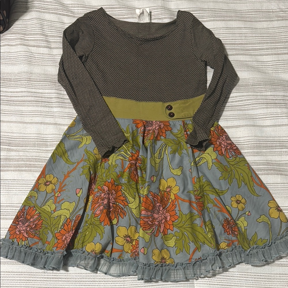 Matilda Jane girls Floral Long Sleeve Kids Dress